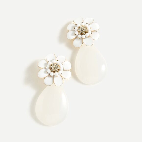 J.Crew Flower Drop Earrings - Picture 4 of 5